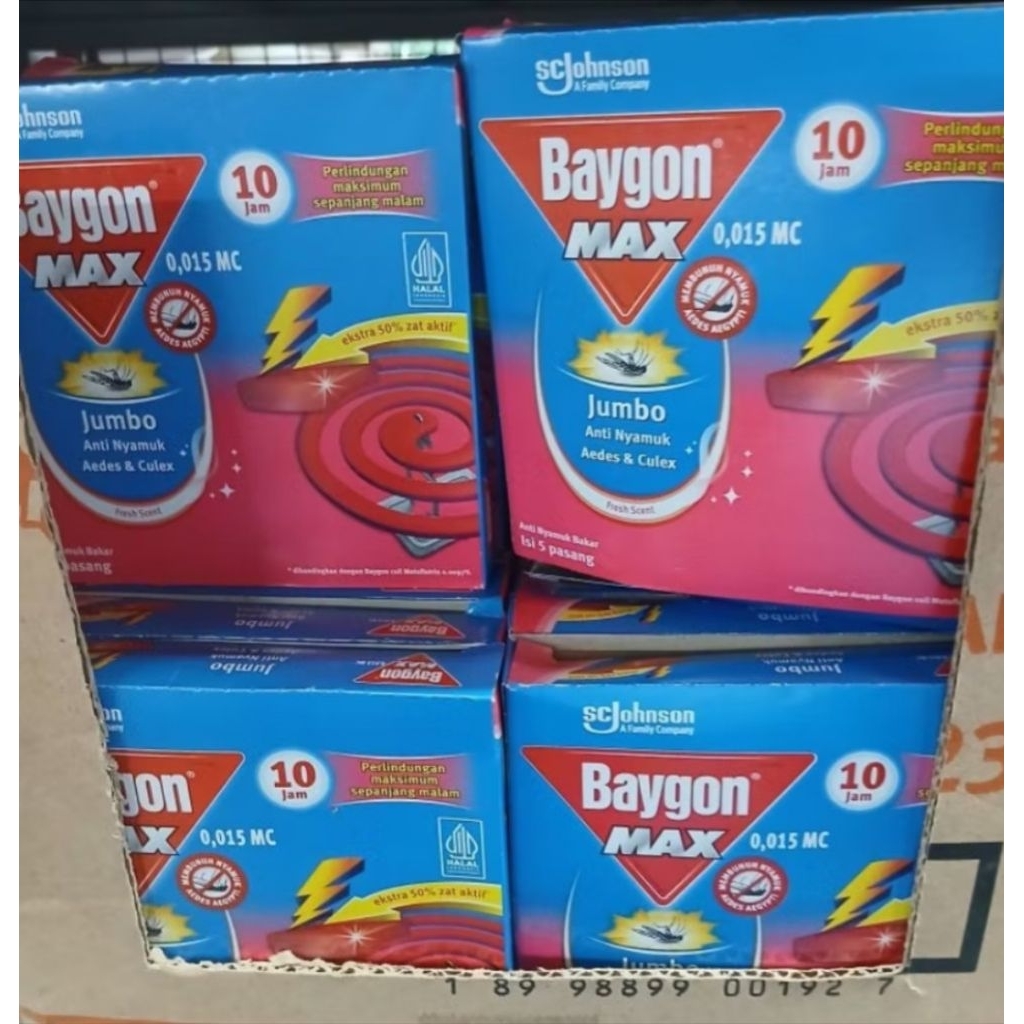 baygon bakar miliaran rupiah 1 dus isi 60 kotak