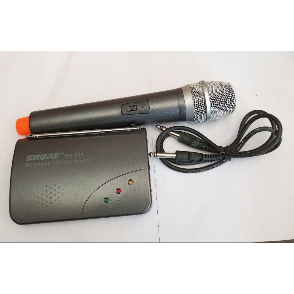 Promo Mic Wireless SHURE SH-800 UHF