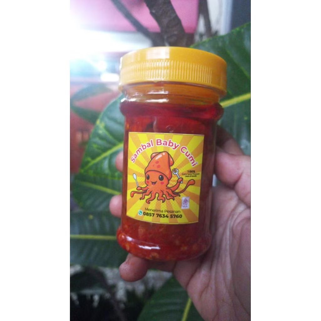 

Sambal Baby cumi Home made