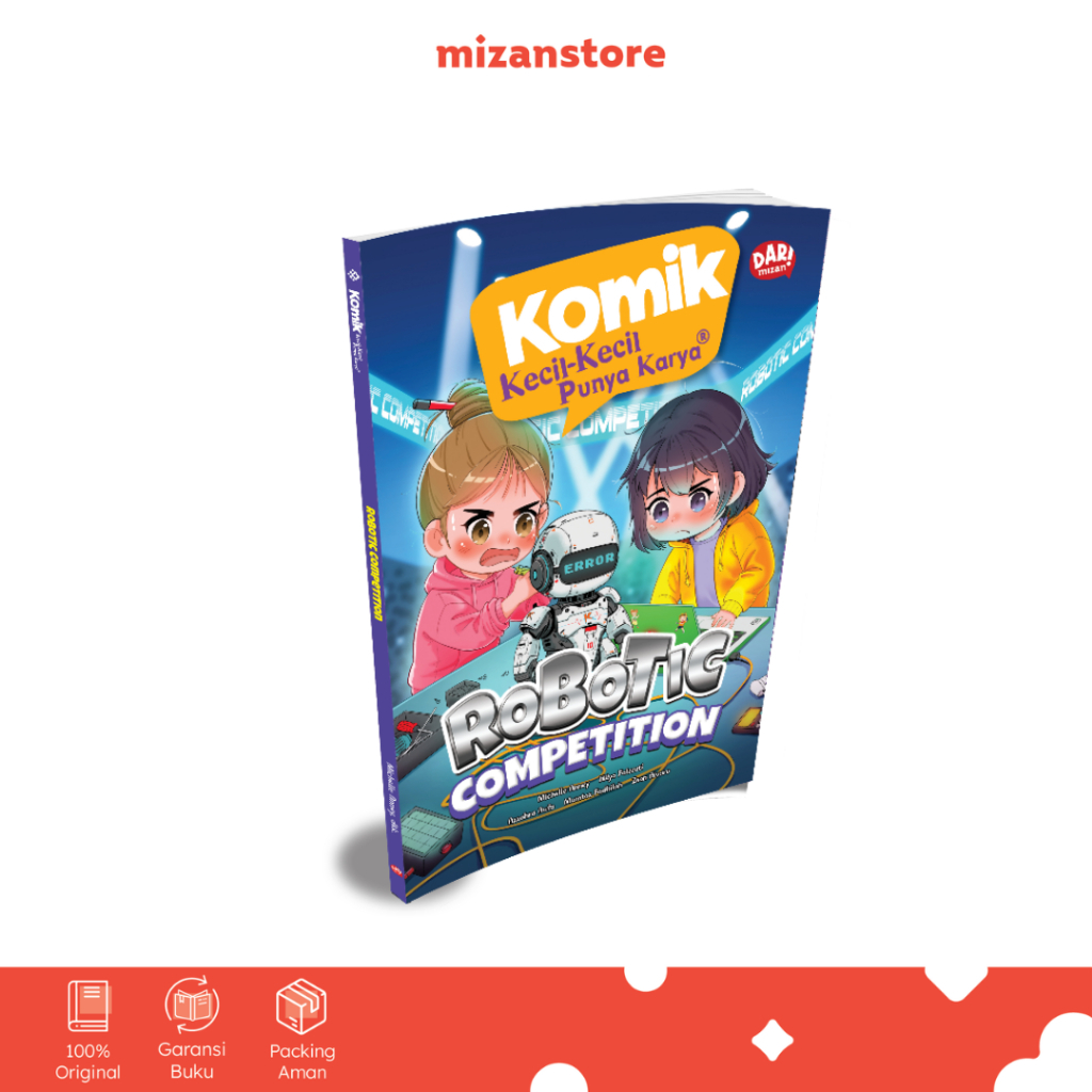 Buku Anak Komik KKPK: Robotic Competition| Komik Persahabatan Karya Penulis Cilik - Mizan Medan