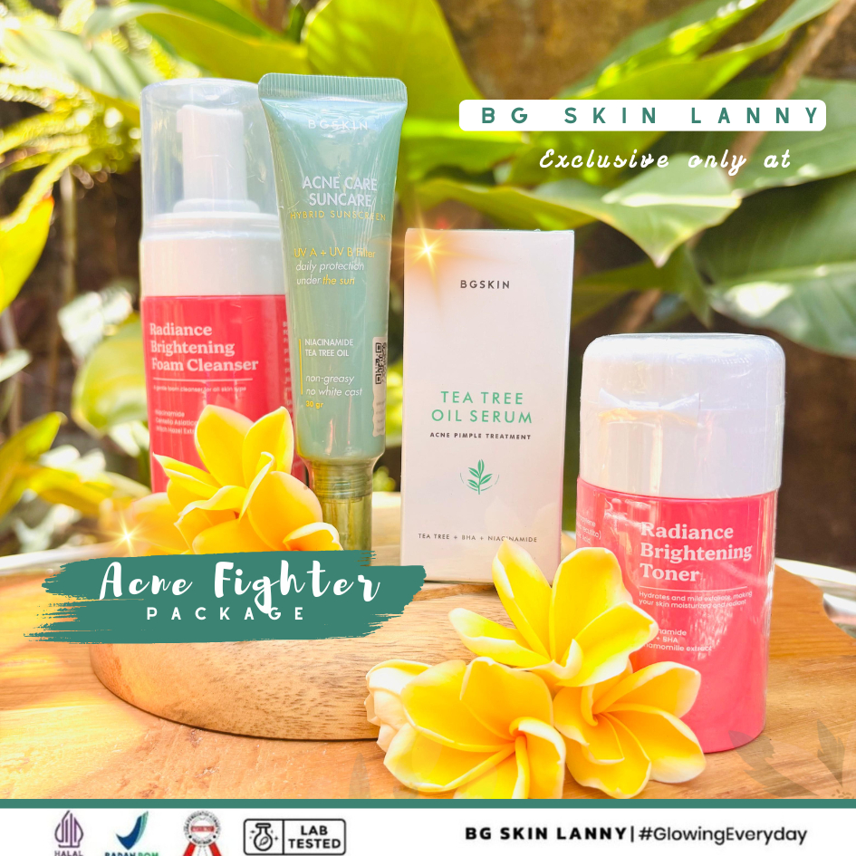 BG SKIN Paket ACNE FIGHTER Beauty Glow AMAN BUMIL BUSUI + FREE BG Skin GIFT