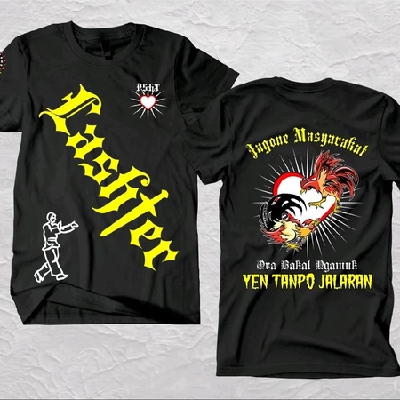 Promo Kaos Lengan Pendek Distro Laster PSHT Voll 2 Jagonya Masyarakat