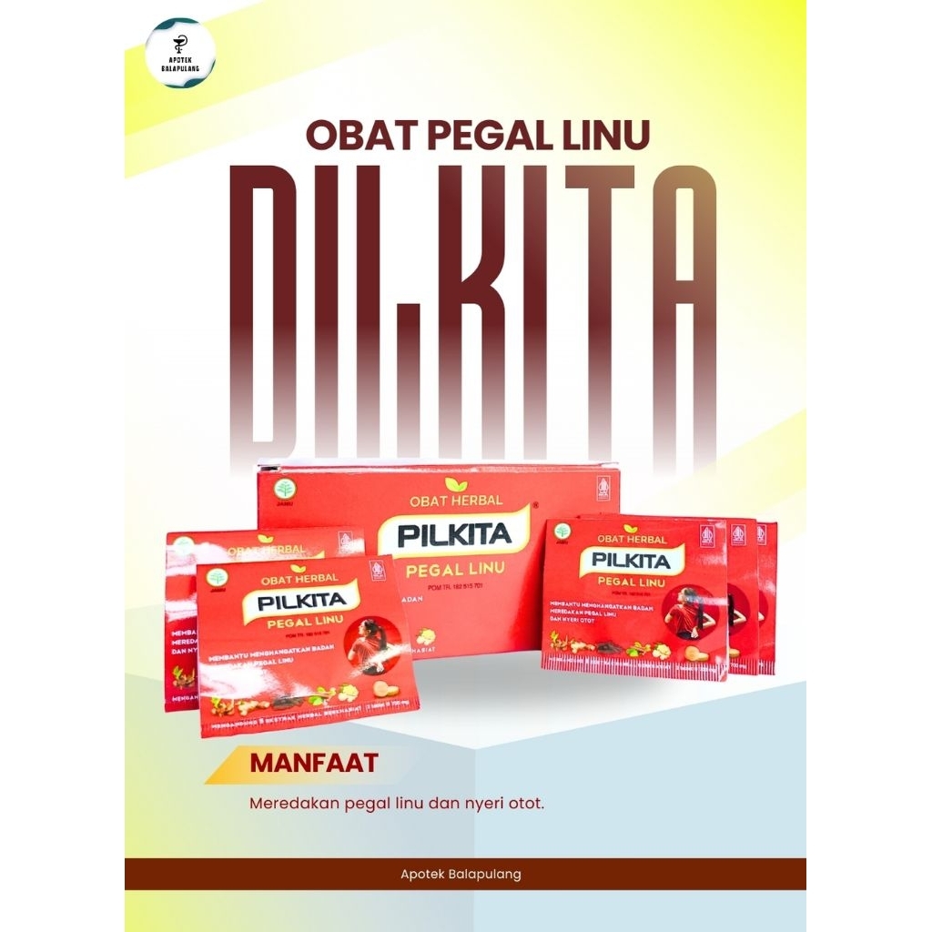 PILKITA | Obat Pegal Linu @2 tablet /strip