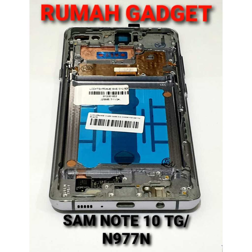 LCD SAMSUNG S10 5G/N977N/G977U FULLFRAME FULLSET TOUCHSCREEN