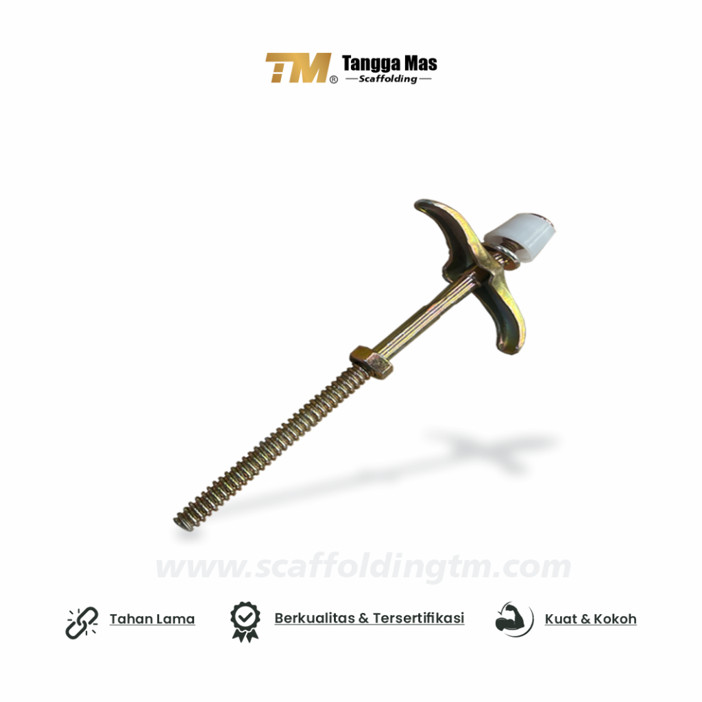 FORM TIE 250 MM 1 RIBS UNTUK PROYEK BEKISTING KOLOM