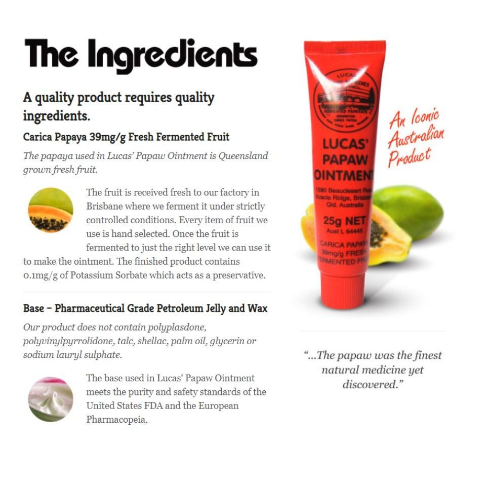 Lucas Papaya Lip Balm, lip balm antibakteri untuk bibir pecah-pecah dan bekas luka