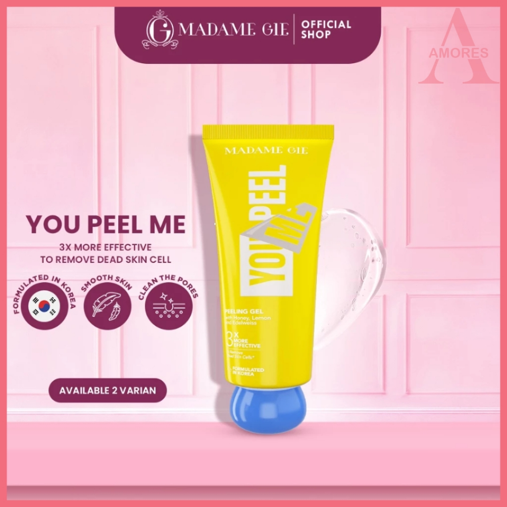 MADAME GIE Madame You Peel Me Peeling gel Exfoliating Scrub Wajah Melembutkan Wajah XX080