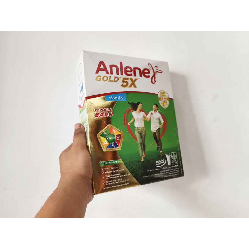 

Anlene Gold 5X Rasa Vanila - Cokelat - Original 825 gram