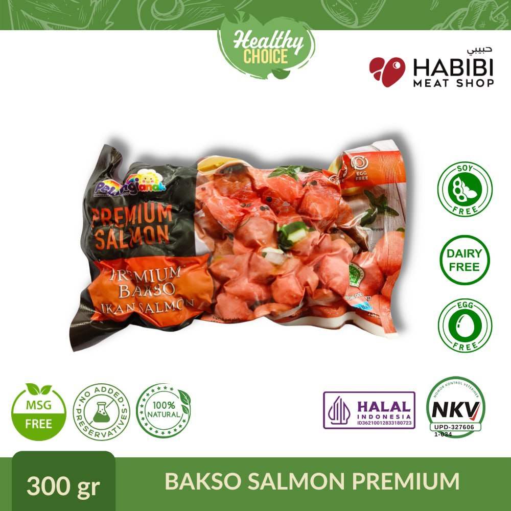 

PELANGI - Bakso Ikan Salmon Gluten Free, Dairy Free, Egg Free, Halal Non MSG & Non Pengawet