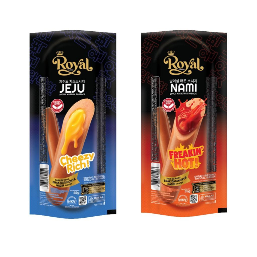 

(instant saja) Belfoods Royal Ready to Go Sosis Ayam Jeju Keju