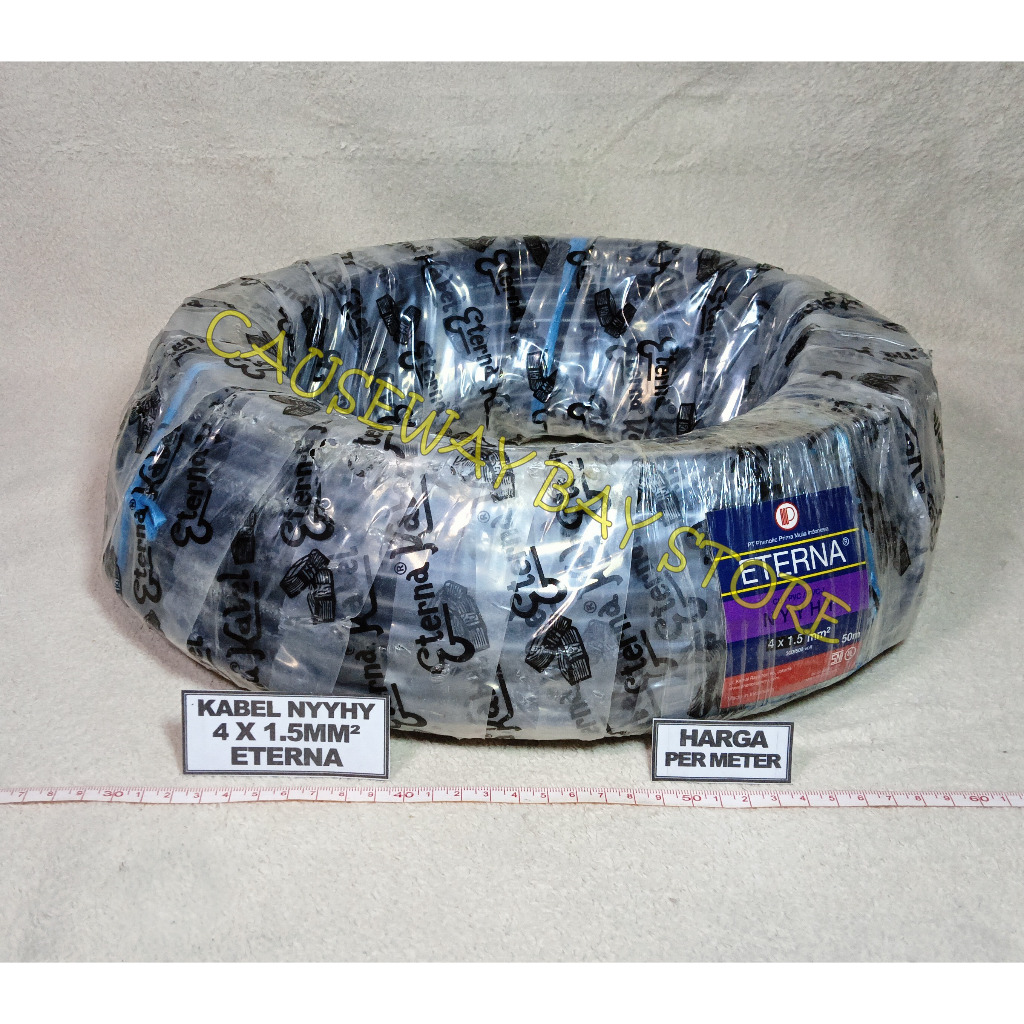 KABEL NYMHY / NYYHY (SERABUT) 4 X 1.5 ETERNA PER METER