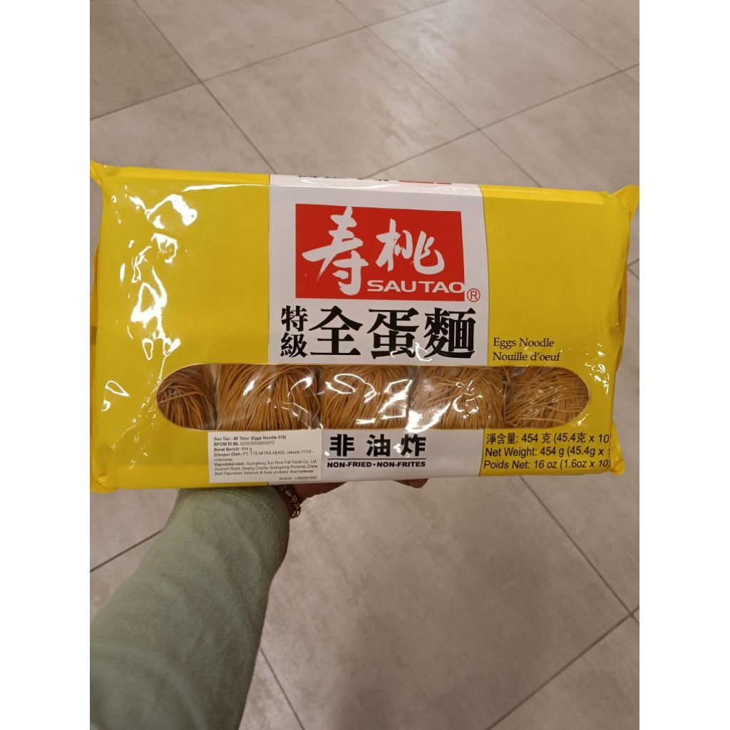 

sau tao eggs noodle thin 454gr mie telor
