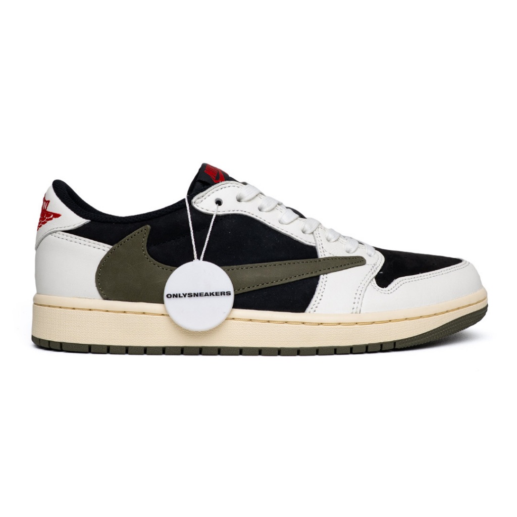 JORDAN 1 LOW TRAVIS SCOTT OLIVE W