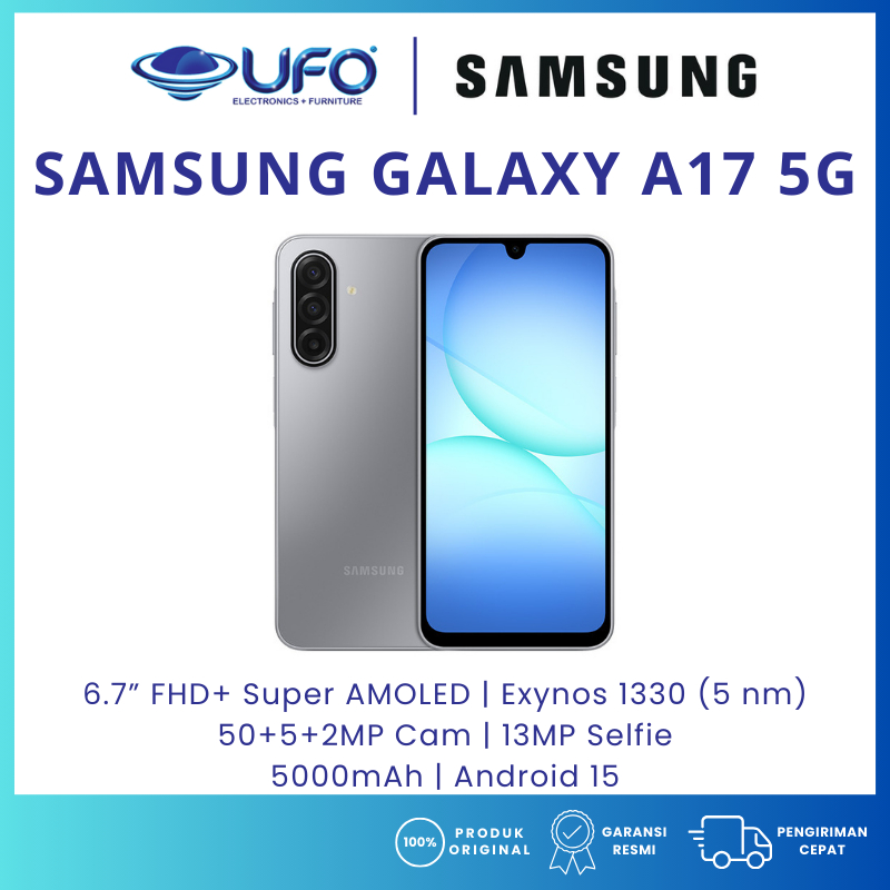 HP SAMSUNG GALAXY A17 5G RAM8/256GB - BARU - GARANSI RESMI