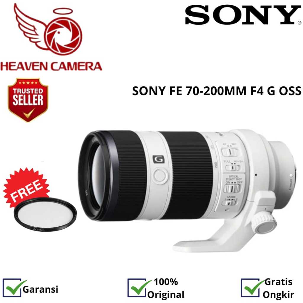 Sony FE 70-200mm f/4 G OSS / Lensa Sony 70-200mm Garansi Resmi