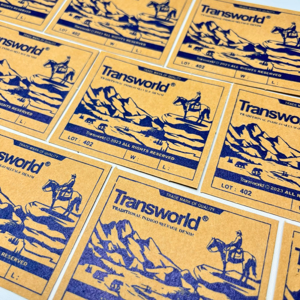 label kulit imitasi Laken