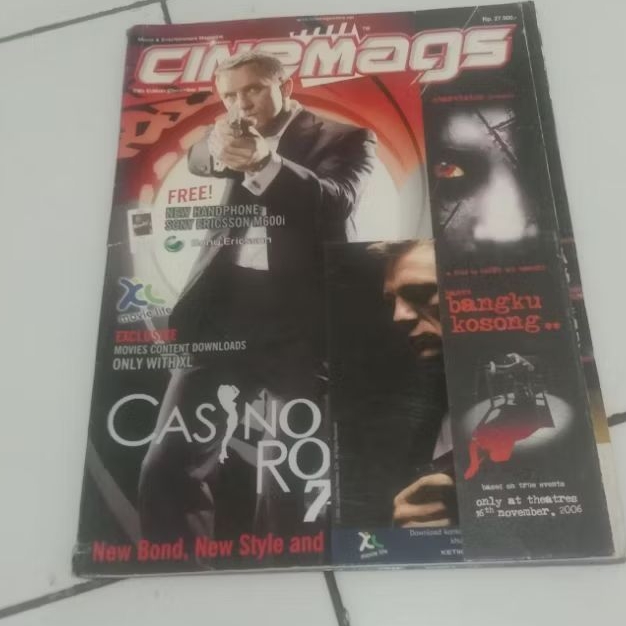

Majalah Original Cinemags Casino Royal Tersedia Casino Royal dan James Bond & Kartu Pos