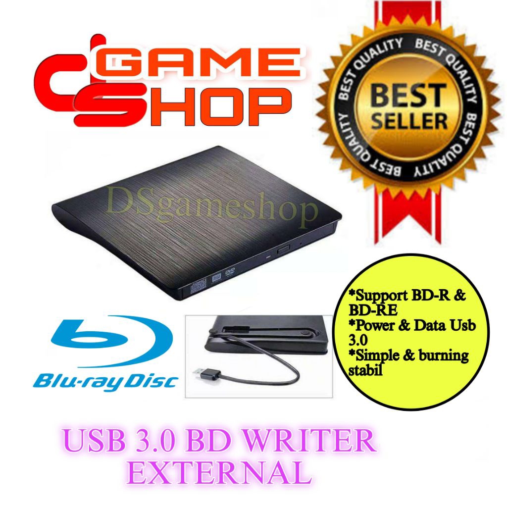 BD Writer External Slim USB 3.0 Support BD-RE & BD-R Slim Drive Portable Interface Drive bluray burn