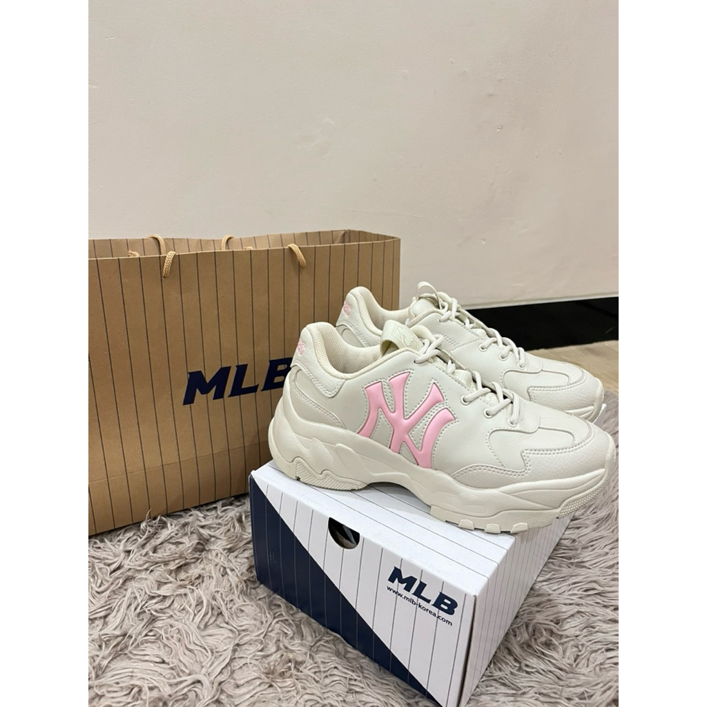 NY Yankees Bigball Chunky Sneakers (ONLY 1X USED, SPESIFIKASI BACA DEKSKRIPSI)