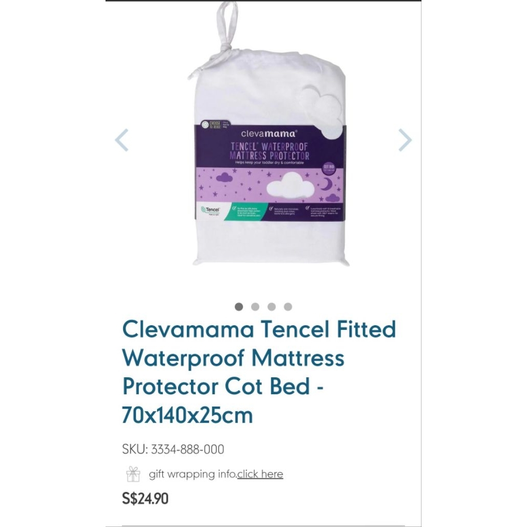 clevamama waterproof matras protector