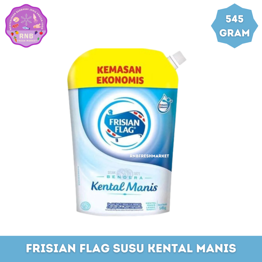 

Frisian Flag Bendera Susu Kental Manis Netto 545 Gram