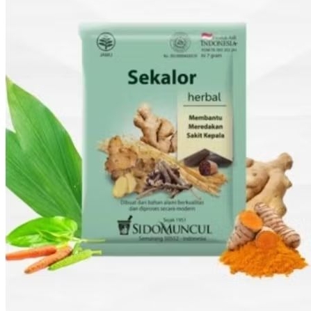 

Jamu Sekalor SidoMuncul Kemasan 1pack isi 10sachet