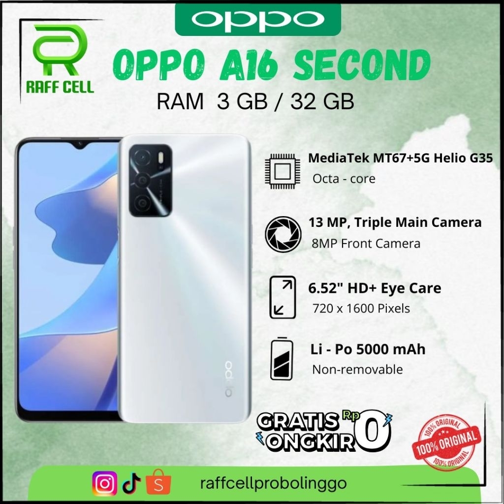 OPPO A16 SECOND
