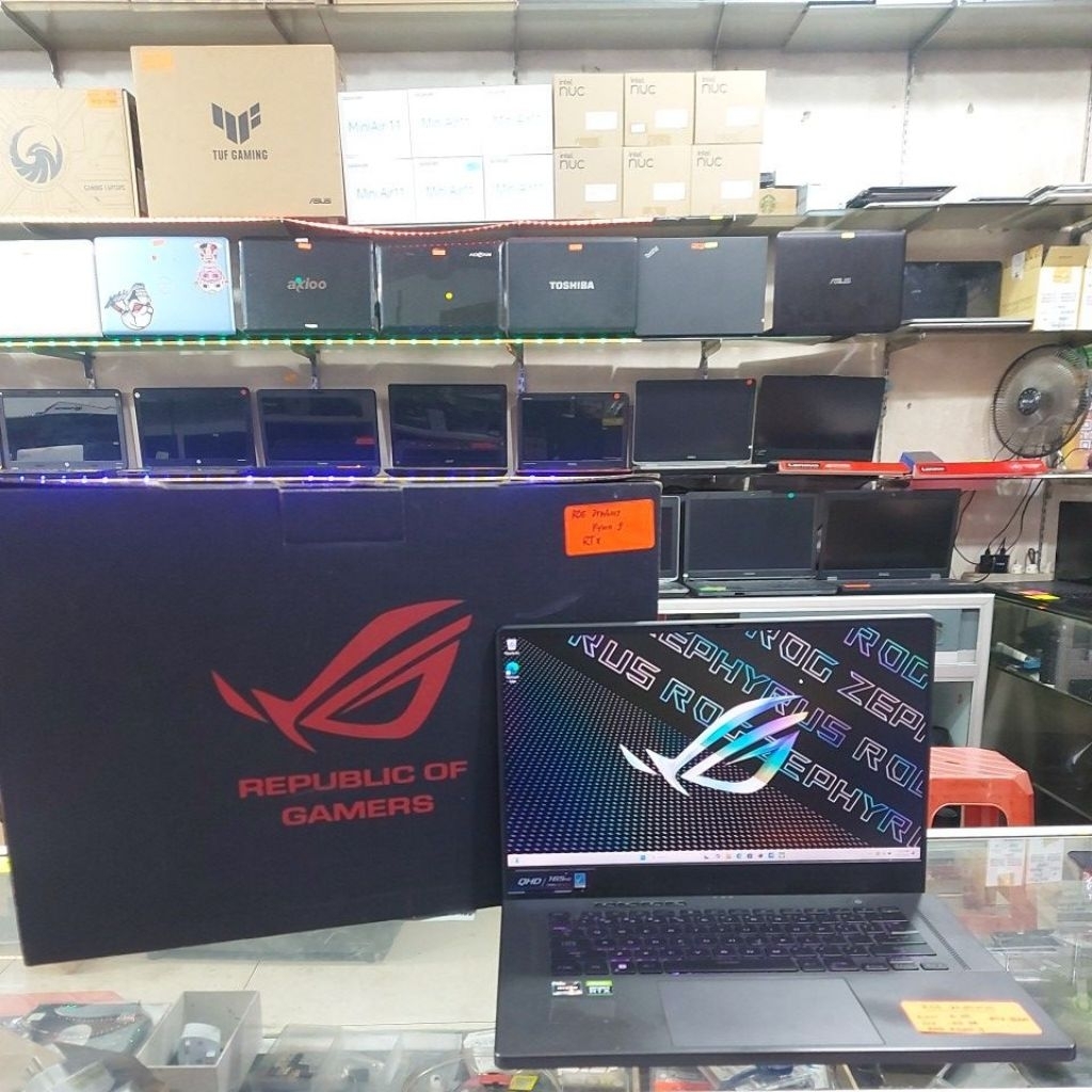 Laptop Asus ROG Zephyrus GA503R AMD Ryzen 9 6900HS with Radeon Graphics NVIDIA GeForce RTX 3060 Ram 