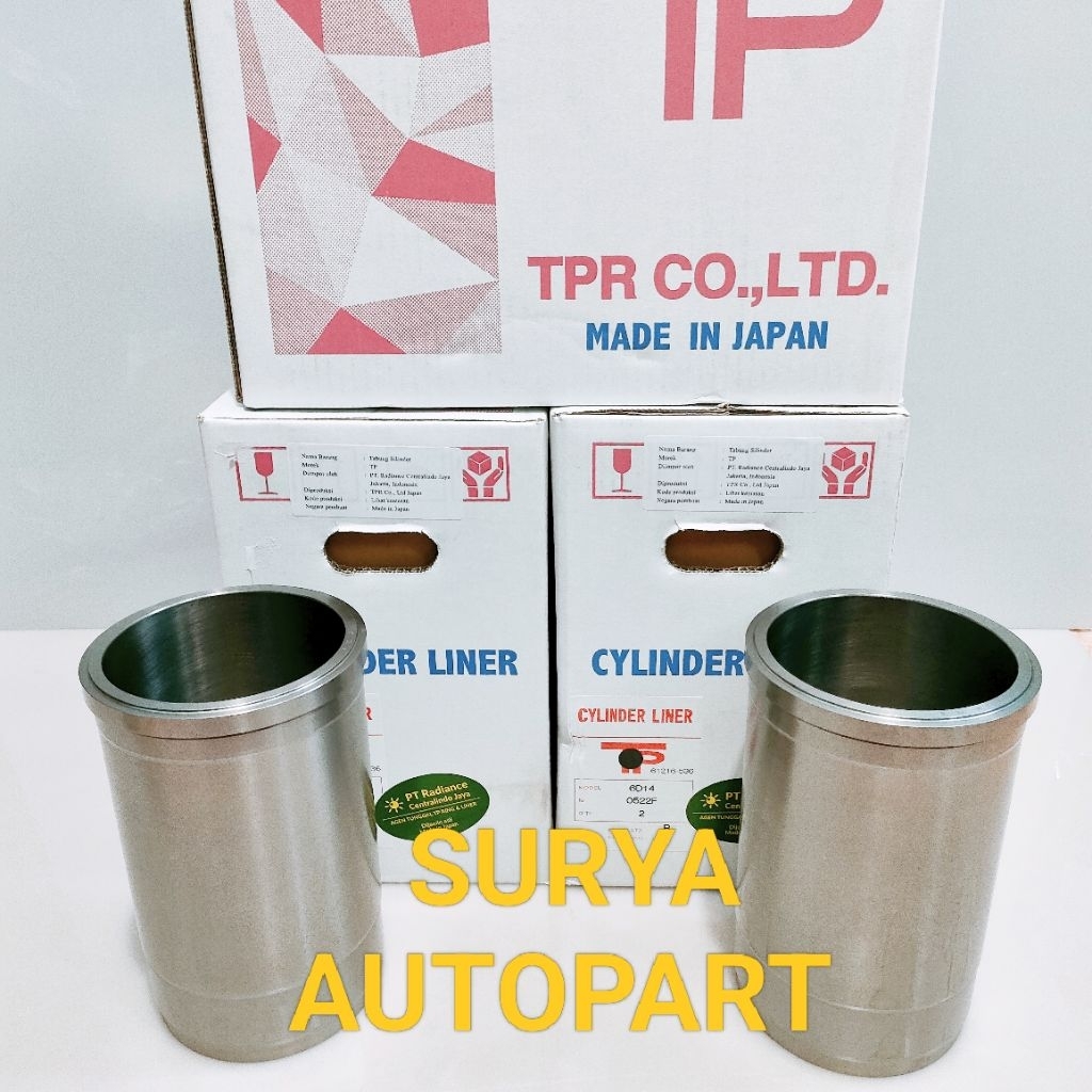 BORING CYLINDER LINER SET MITSUBISHI FUSO 6D14 6D15 ASLI TP JAPAN