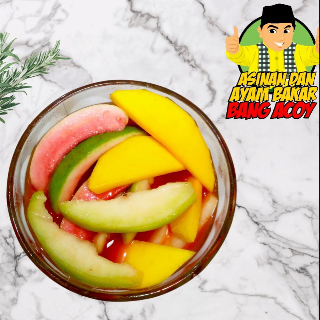 

Asinan Campur Mangga, jambu merah kedondong