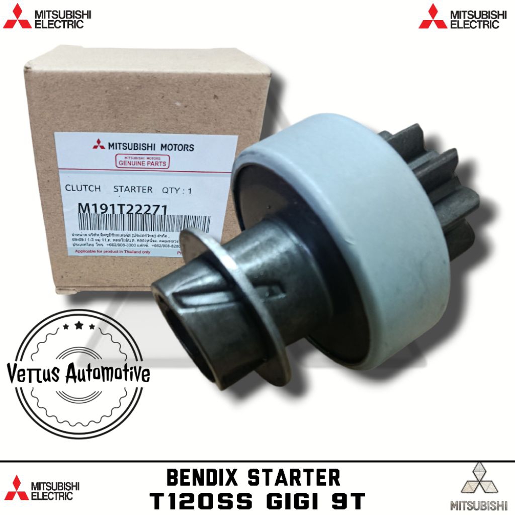 Bendix Starter T120SS gigi 9T - Bendik Stater T120SS 9T - Bendix Stater T120SS Gigi 9T Original