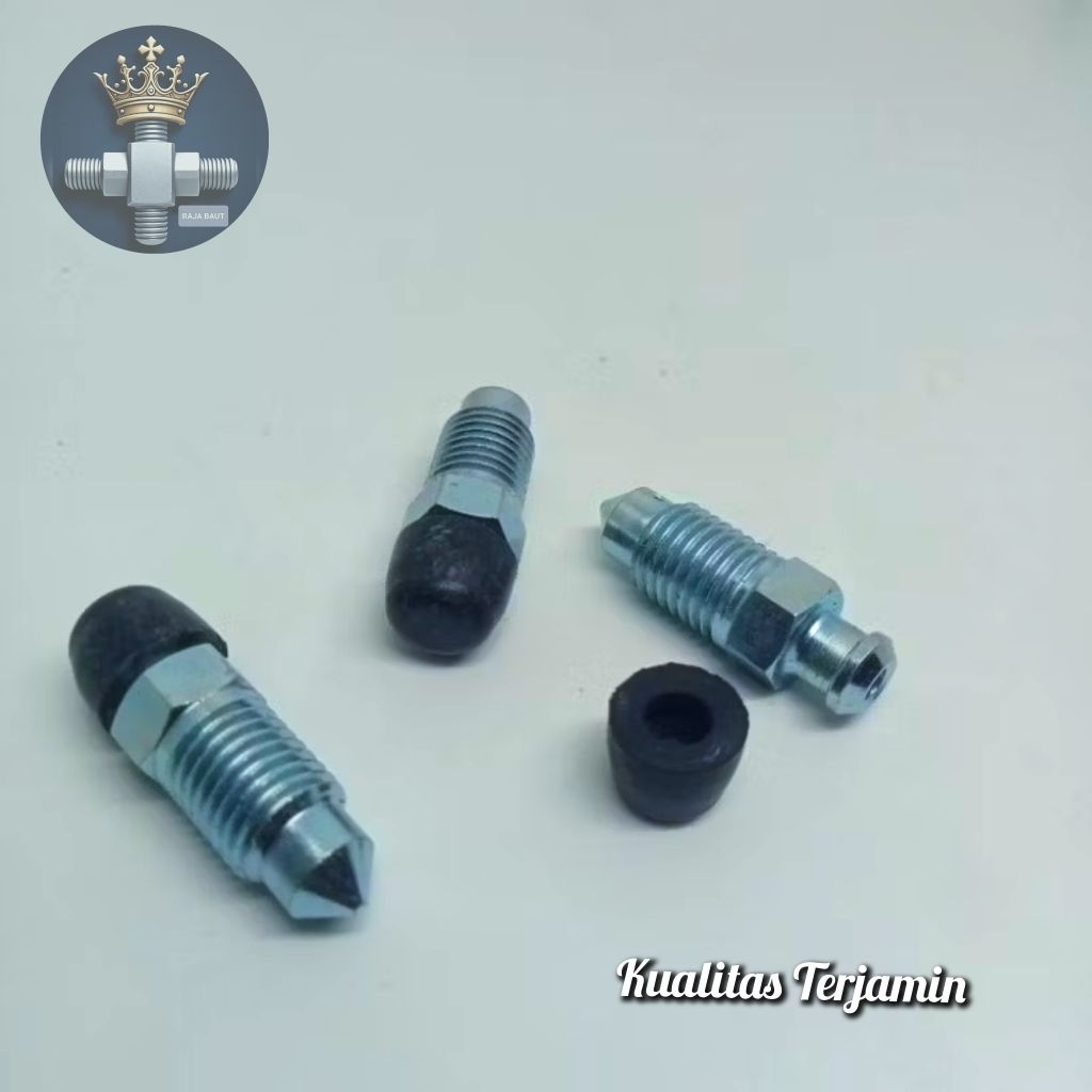 Baut Nepel Rem Cakram Mobil Baut buangan angin palsu M10 Baja Karbon Original