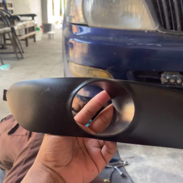 Cover foglamp kijang kapsul 2003 2004 foglamp biled ukuran 3 inch bumper