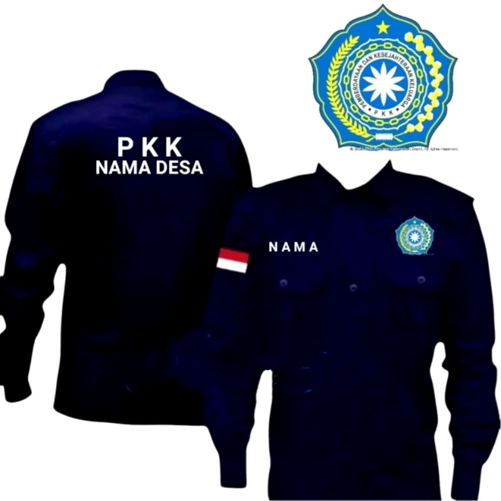 Kemeja pkk baju pkk seragam pkk full bordir