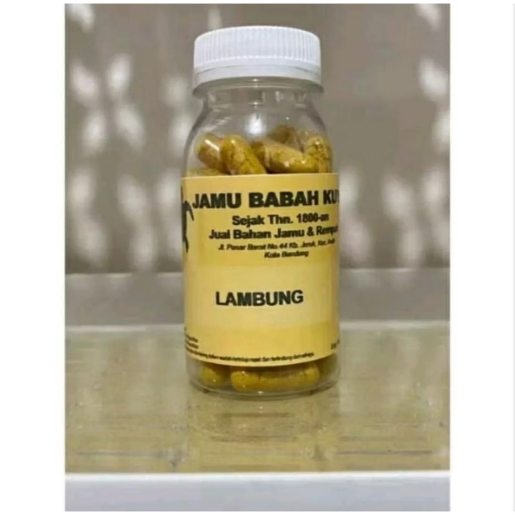 BIG SALE Obat Jamu Kapsul Tradisional Herbal LAMBUNG Racikan BABAH KUYA