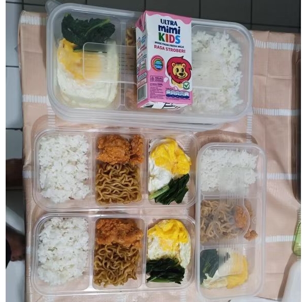 

Bento/Nasi Putih/Nasi Kuning Hemat/Hempers
