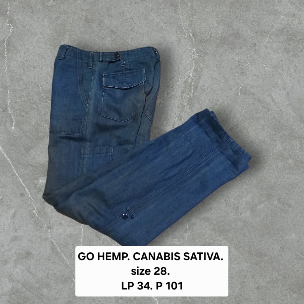 Celana Jeans GO HEMP CANABIS SATAVIA