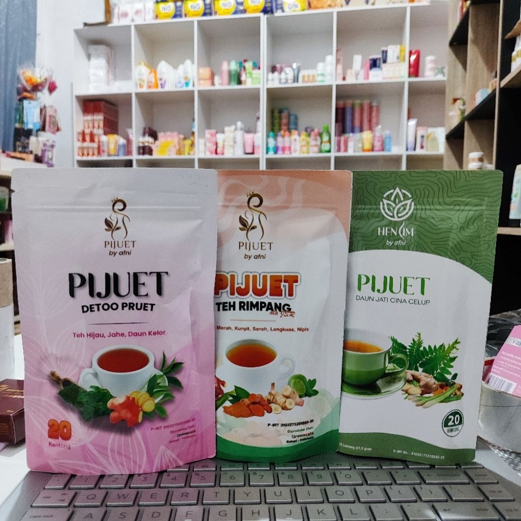 

3 pc teh pijuet (teh pijuet + teh rimpang + detoo pruet) by afni