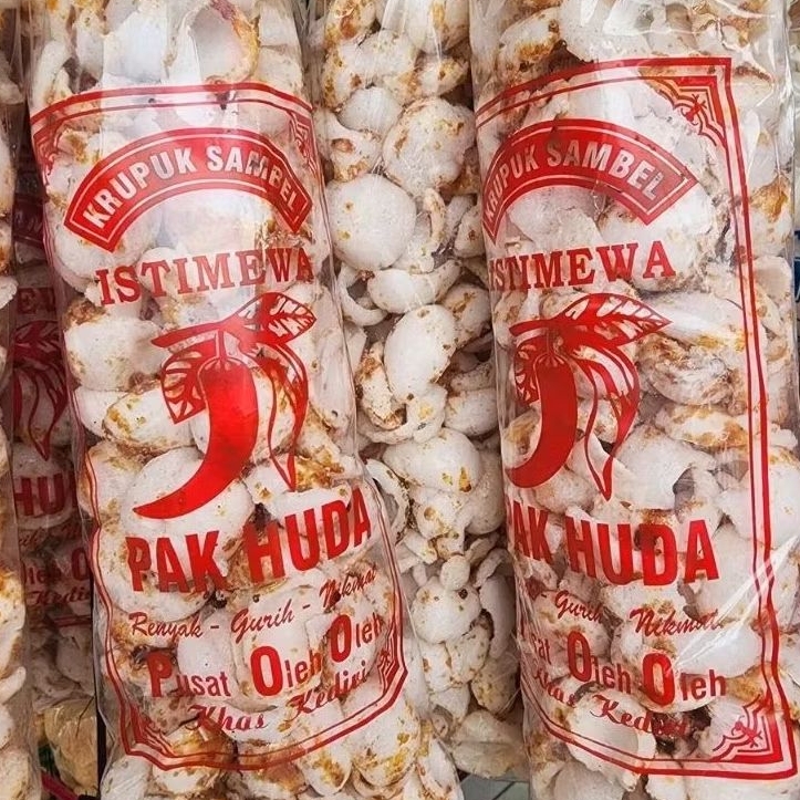 Kerupuk Upil KECIL rasa PEDAS Asli Kota Kediri Krupuk Goreng Pasir Renyah
