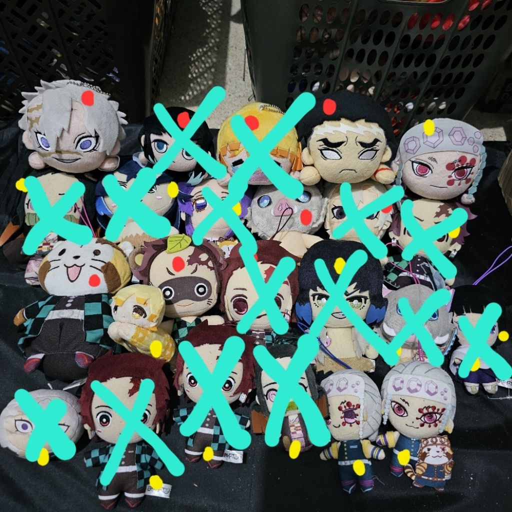 HARGA SATUAN original plush sega banpresto kimetsu no yaiba zenitsu sanemi inosuke tokito kanroji dk