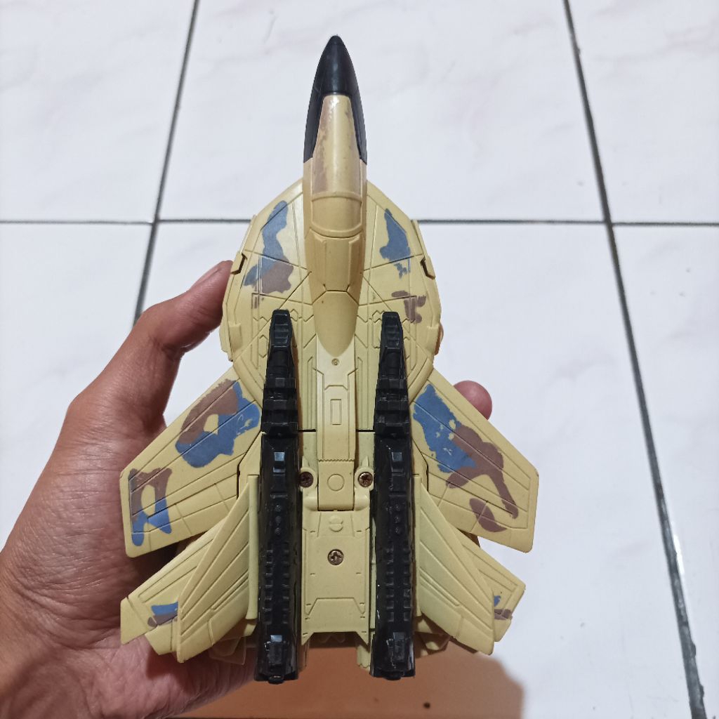 Robot Pesawat Militer Transformers Besar Mainan Action Figure