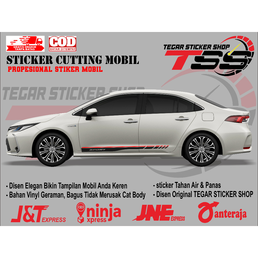 sticker mobil corolla altis sticker mobil toyota corolla altis stiker mobil corolla altis keren