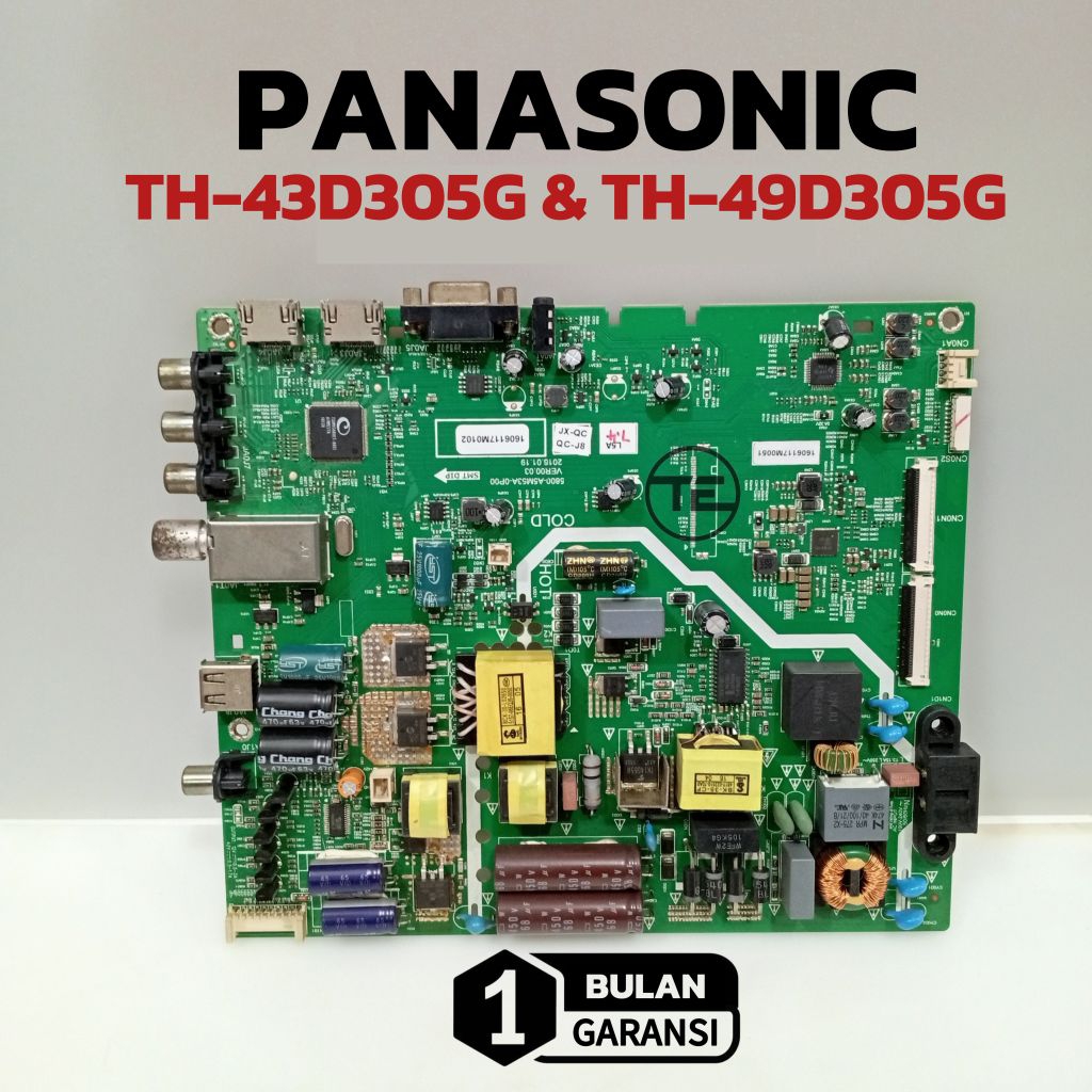 PANASONIC TH-43D305G & TH-49D305G MB TV LED MAINBOARD PANASONIC TH 43D305G / TH 49D305G MOTHERBOARD 