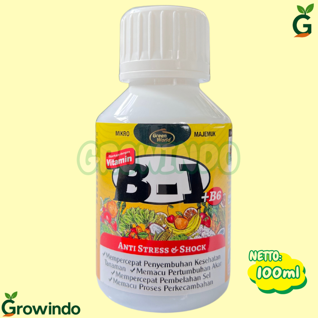 Green World Vitamin B1+B6 Anti Stres Tanaman 100ml