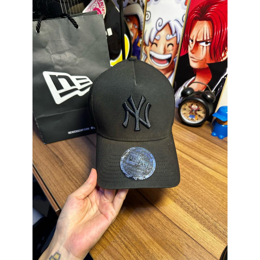 Topi New Era cap new york hitam topi newera bekas original 100% (prelove)