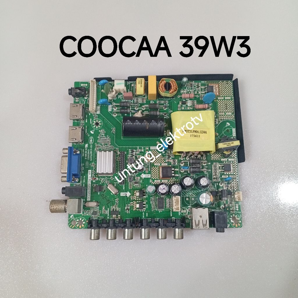 MAINBOARD TV COOCAA 39W3 MB-MOTHERBOARD-MOBO-MODUL MESIN TV LED COOCAA 39W3
