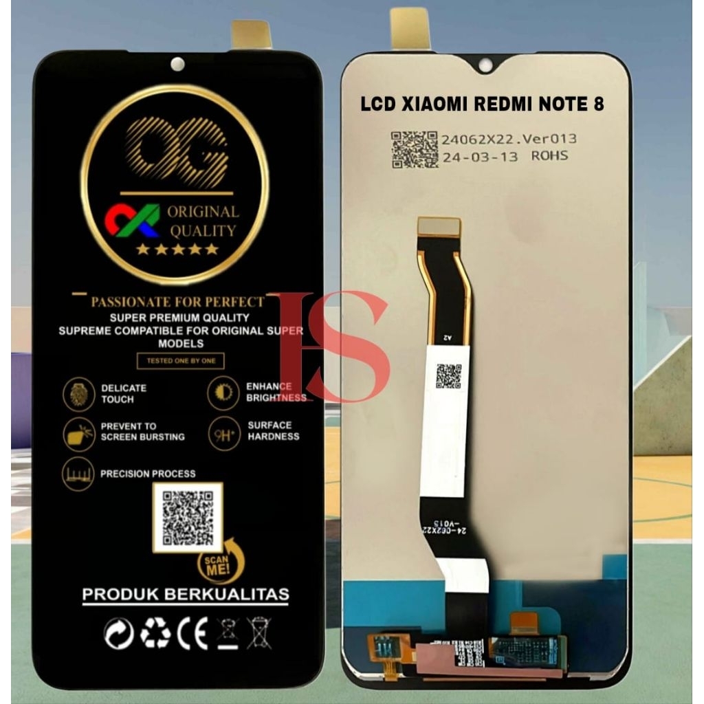 LCD XIAOMI REDMI NOTE 8 LCD FULLSET TOUCH SCREEN XIAOMI REDMI NOTE 8 ORIGINAL