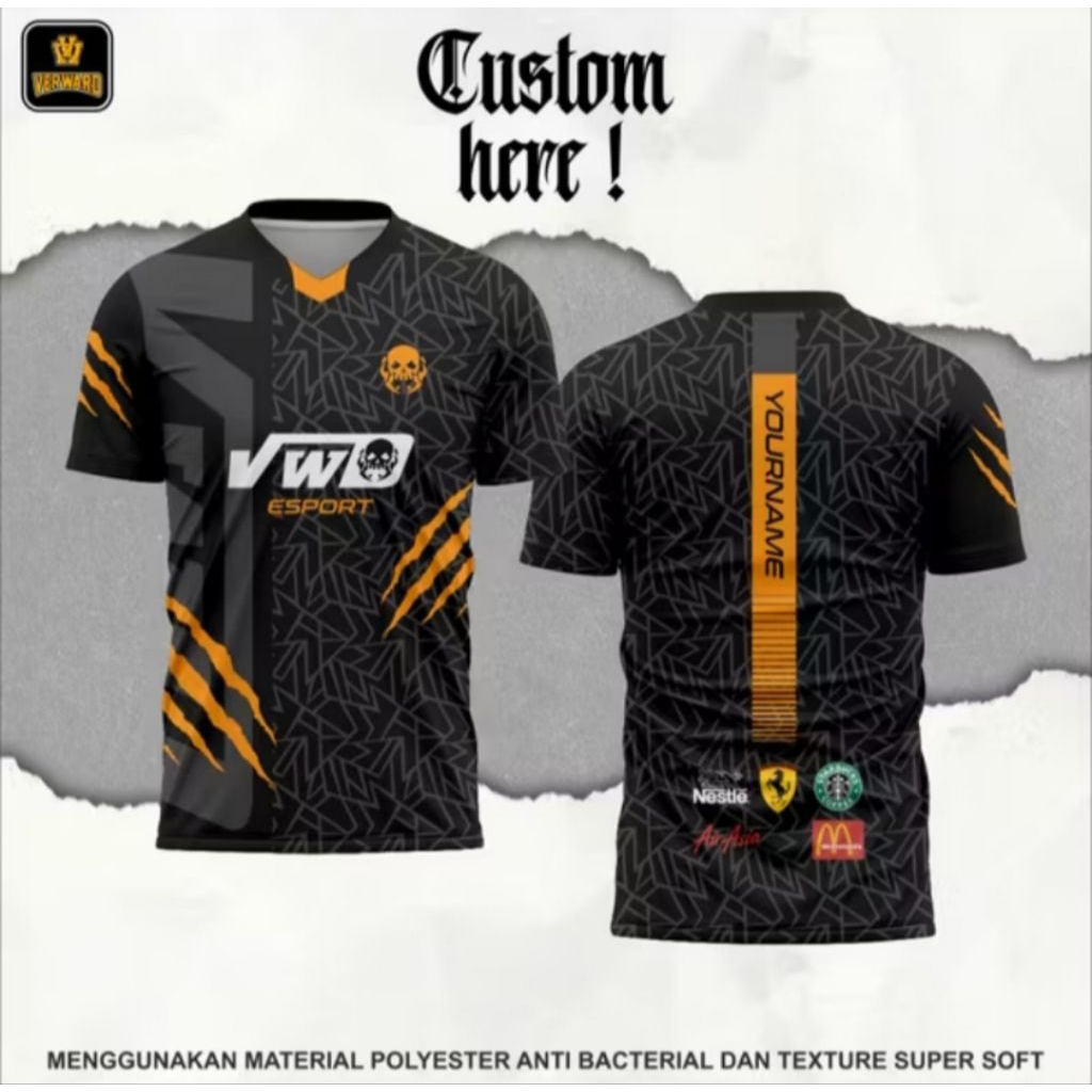 Jersey gaming full printing VERWARD