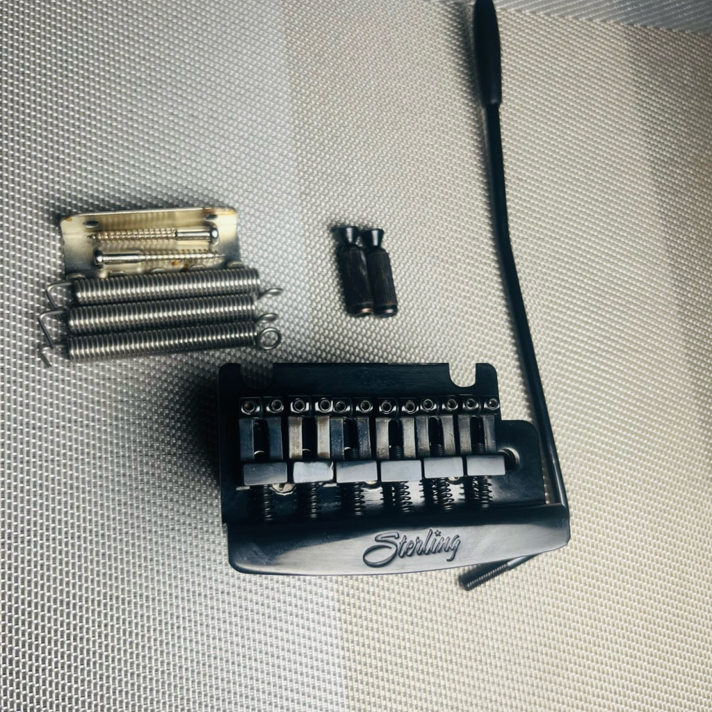 tremolo bridge sterling axis 6string original - tremolo semi up down gitar elektrik