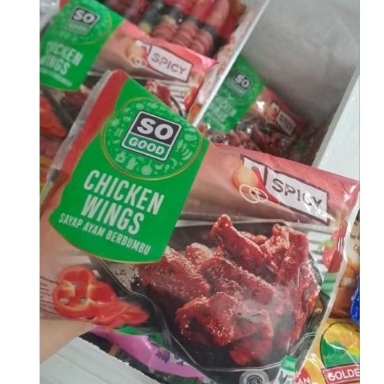 

So good Spicy wings 400gr